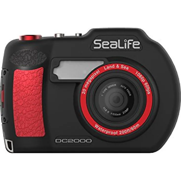 Sealife SL740 DC2000 Unterwasserkamera schwarz-rot