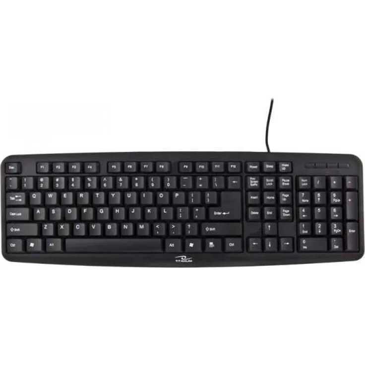 Esperanza TK102 PS-2 Schwarz Tastatur - Tastaturen (Standard, Verkabelt, PS-2, Schwarz)