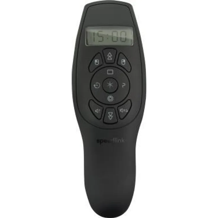 Speedlink ACUTE SUPREME Presenter - kabellos - integrierter Laserpointer - 11 Steuerungstasten - Air-Mouse-Modus - Timerfunktion, schwarz