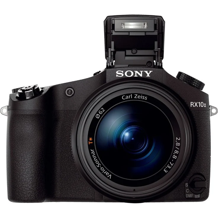 Sony DSC-RX10M2 Premium Bridge Kamera (20,2 Megapixel, 7,6 cm (3 Zoll) Display, 8-fach opt. Zoom, 4K UHD Videoaufnahme, 40x Slow-Motion, WiFi, NFC) inkl. 24-200 mm F2,8 Zeiss Objektiv schwarz – Bild 2