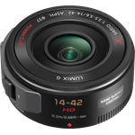 Panasonic H-PS14042E LUMIX G X Vario Powerzoom 14-42 mm F3.5-5.6 ASPH. Objektiv (28-44 mm KB, Power O.I.S. Bildstabilisator, Motorzoom) schwarz