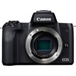 Canon EOS M50 spiegellose Systemkamera (24,1 MP, dreh- und schwenkbares 7,5 cm (3 Zoll) Touchscreen LCD-Display, APS-C CMOS-Sensor, Digic 8, 4K Video, OLED EVF, WLAN, Bluetooth) Gehäuse, schwarz