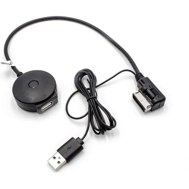 vhbw Bluetooth-Adapter USB, MMI-AMI 2G passend für Auto, KFZ VW Bora, Caddy, Eos, Golf, Jetta, New Beetle, Passat, Phaeton