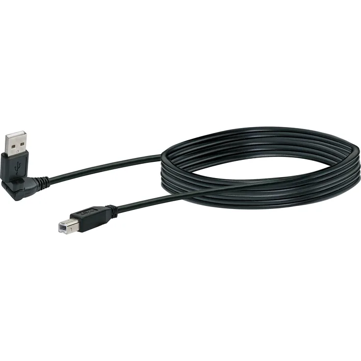 Schwaiger CKS1615 533 - USB A - USB B - Männlich/männlich - Abgewinkelt - Gerade - Nickel (CKS1615533)
