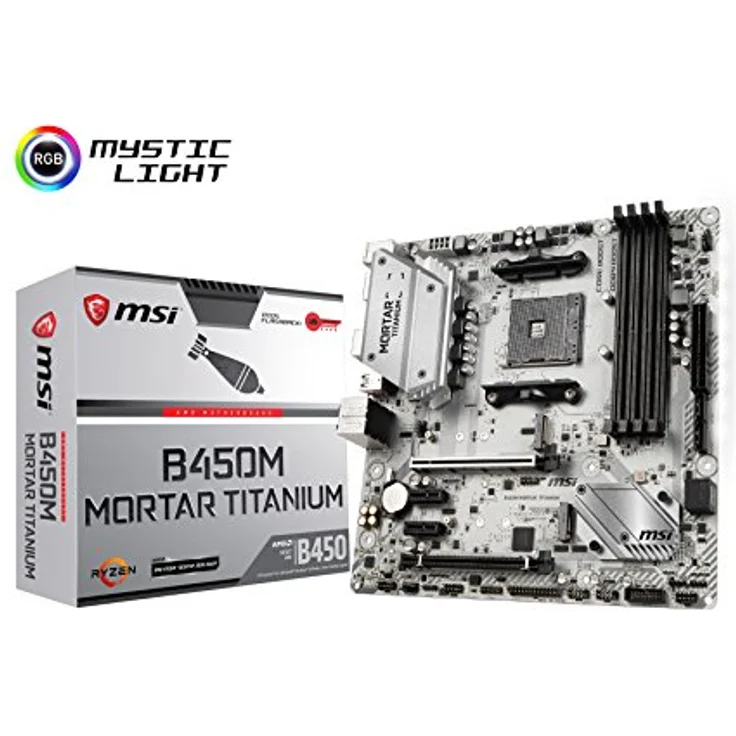 MSI B450M Mortar Titanium – Bild 1