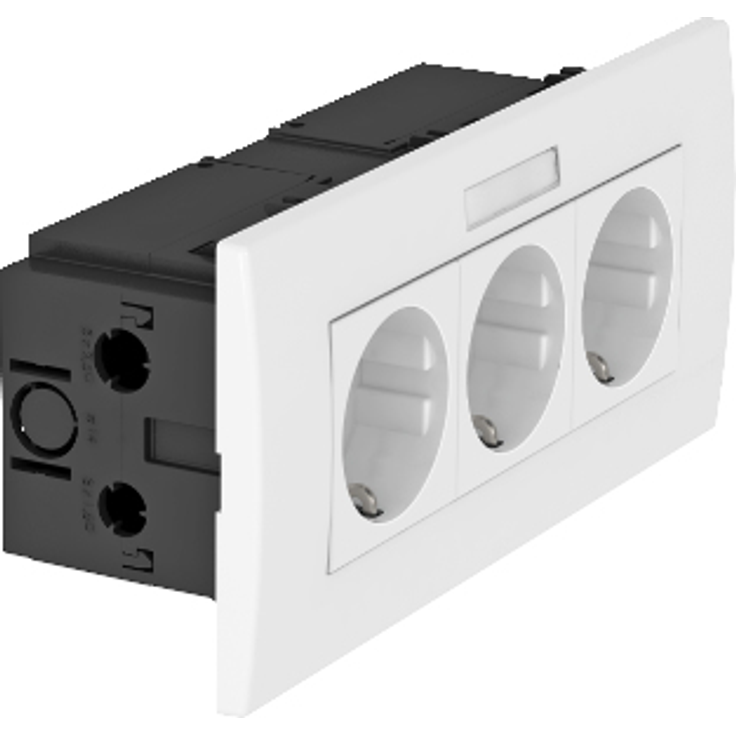 obo-bettermann – Laufwerk Box Arbeitsplatte Modul45 sderwd0rw3b 84 x 185 x 59 mm