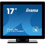Iiyama ProLite T1721MSC-B1 43cm 17 Zoll kapazitiv multitouch LED Backlight 1280x1024 5ms 225cd-m Schutzglas VGA DVI schwarz