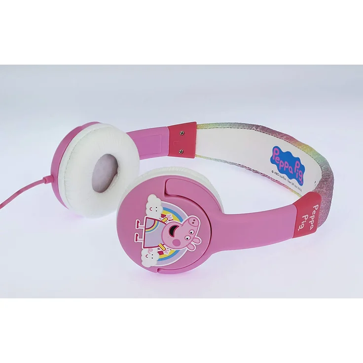OTL Peppa Pig Mädchen 3,5 mm On-Ear-Kopfhörer, rosa – Bild 2