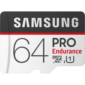 Bild für Samsung MB-MJ64GA-EU PRO Endurance 64 GB microSDXC UHS-I U1 Speicherkarte inkl. SD-Adapter Schwarz-Weiß