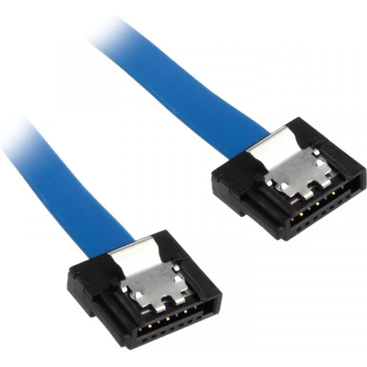 Akasa Proslim SATA 3 Kabel 30cm gerade - blue