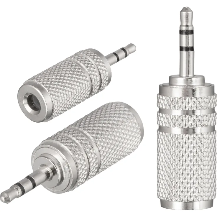 Metall-Adapter, Klinkenstecker 2,5mm Stereo - Klin