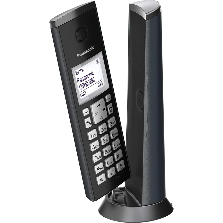 Panasonic KX-TGK210 DECT, Anruferkennung, Schwarz – Bild 1