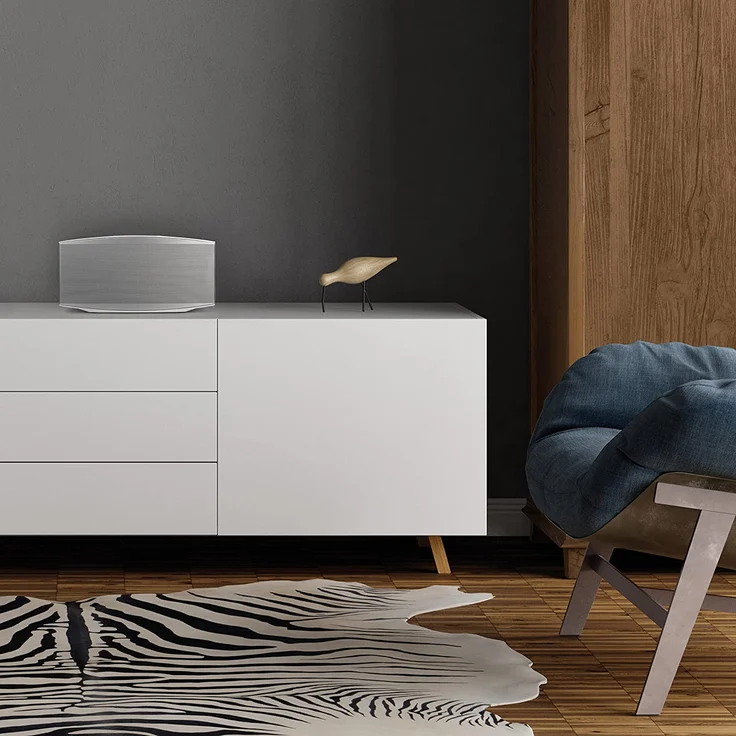 Blaupunkt MR 100 Multiroom-Lautsprecher mit , geeignet für Indoor, weiß – Bild 4