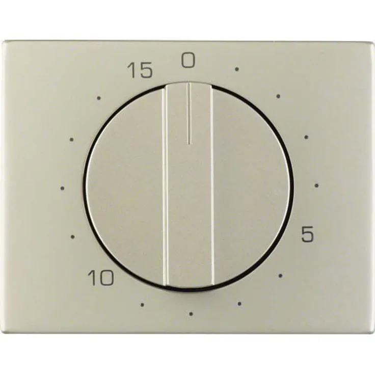 Hager 16347104 - Lichtschalter (Edelstahl, Edelstahl, 1 Stück(e))