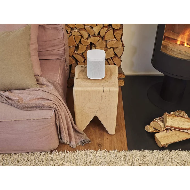 Sonos One SL All-In-One Multiroom-Lautsprecher mit Webradio, feuchtigkeitsresistent, geeignet für Indoor, Outdoor, weiß – Bild 7