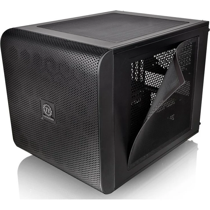 Thermaltake Core V21 Micro ATX Tower black Frontanschl. 2xUSB3.0 1xHD Audio Seitenfenster 5 Erweiterungsplaetze Gehaeuse stapelbar – Bild 5