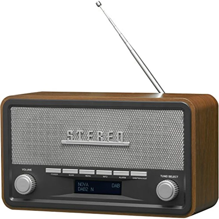 Denver DAB Radio DAB-18, braun – Bild 1