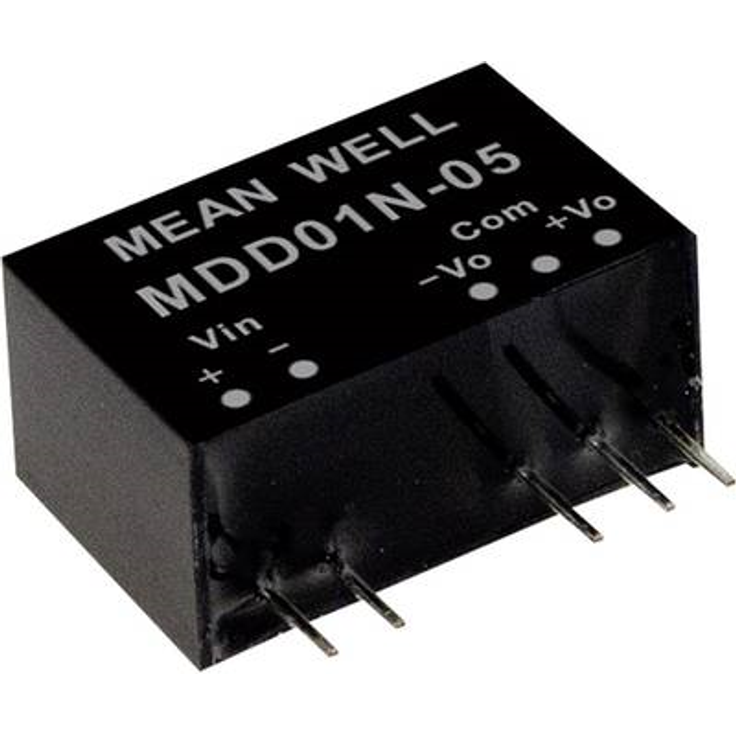 Mean Well MDD01L-15 DC/DC-Wandlermodul 34 mA 1 W Anzahl Ausgänge: 2 x (MDD01L-15)