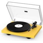 Pro-Ject Debut Carbon EVO Manueller Plattenspieler mit Riemenantrieb inkl. Schutzhaube satin gelb