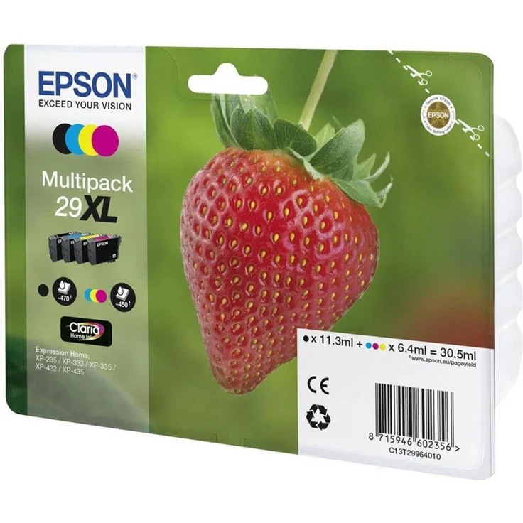 Epson C13T29964022 Multi-Pack (Schwarz, Gelb, Magenta, Cyan) Original Tintenpatronen Pack of 1 – Bild 1