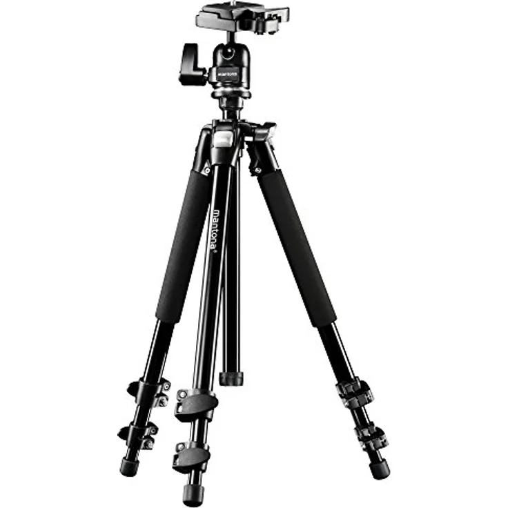 Mantona Scout MAX Stativ mit Kugelkopf, 157cm – Bild 1
