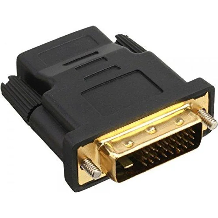InLine 17660P HDMI-DVI Adapter, HDMI Buchse auf DVI Stecker, vergoldete Kontakte, 4K2K kompatibel