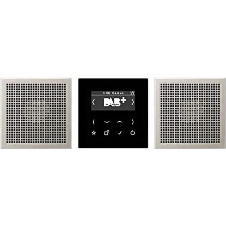 JUNG Smart Radio DAB+ DABES2 Unterputzradio, schwarz