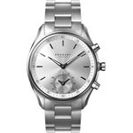 KRONABY Sekel Connected Watch A1000-0715 Hybrid-Smartwatch Unisex, 43mm, Edelstahlgehäuse, Silber