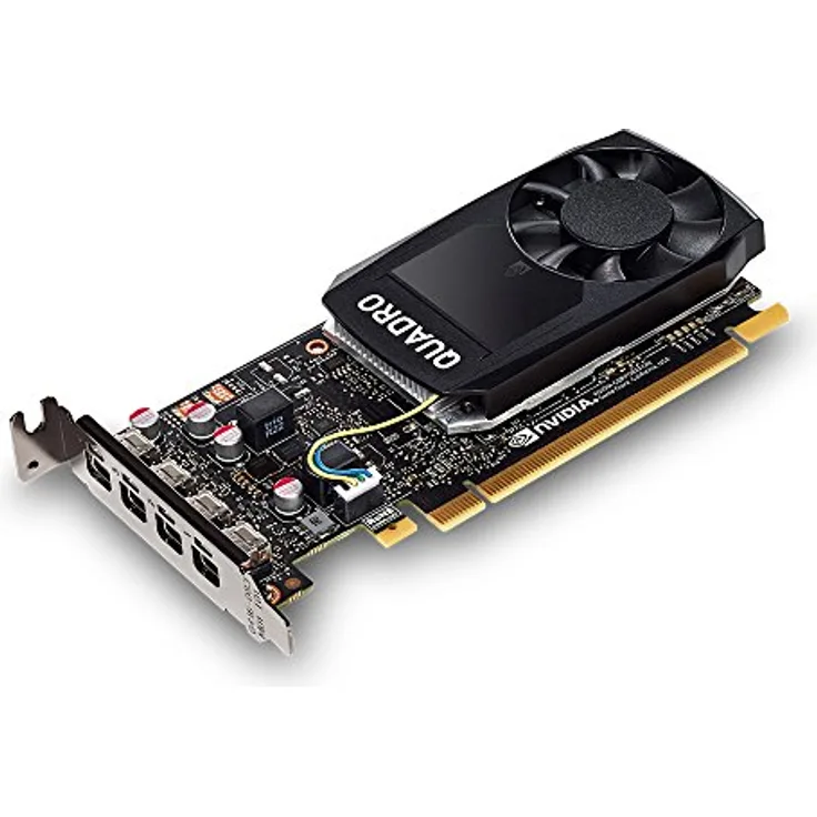 FUJITSU NVIDIA Quadro P1000 4GB 4X miniDP PCIe x16 Without Adapter Cables