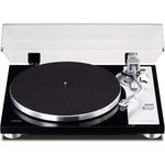 Teac TN-4D Analoger Plattenspieler mit Direktantrieb (USB Port für PC-Aufnahmen und integrierter PHONO EQ Verstärker), Schwarz