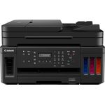 Canon PIXMA G7050 (4-in-1) Multifunktionsdrucker - (Tintenstrahl) Farbe, Druckgeschwindigkeit: 13 s/w, 6,8 Farbe, Auflösung: 4800 x 1200, USB, LAN, WLAN, Mobile Print (3114C006)