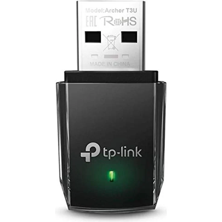 TP-Link Archer T3U AC1300 Dual Band WLAN Adapter (867Mbit-s (5GHz), 400Mbit-s (2,4GHz) 802.11ac, USB 3.0, MU MIMO, unterstützt Windows 10-8.1-8-7-XP,Mac OS X) schwarz – Bild 1