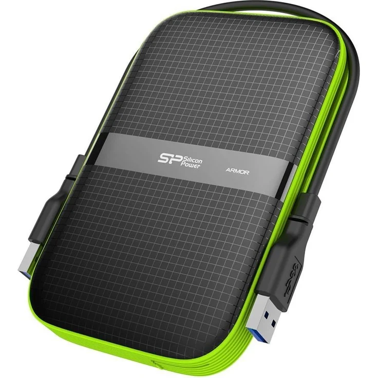 SILICON POWER Armor A60 - Festplatte - 1 TB - extern (tragbar) - 2.5 Zoll (6.4 cm) - USB 3.0 - Schwarz (SP010TBPHDA60S3K) – Bild 2