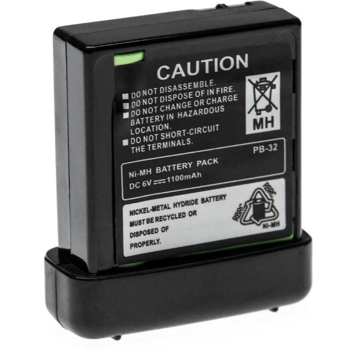 VHBW Akku, geeignet für Funkgerät, Walkie Talkie wie PB-32H 1000 mAh, 6 V, NiMH