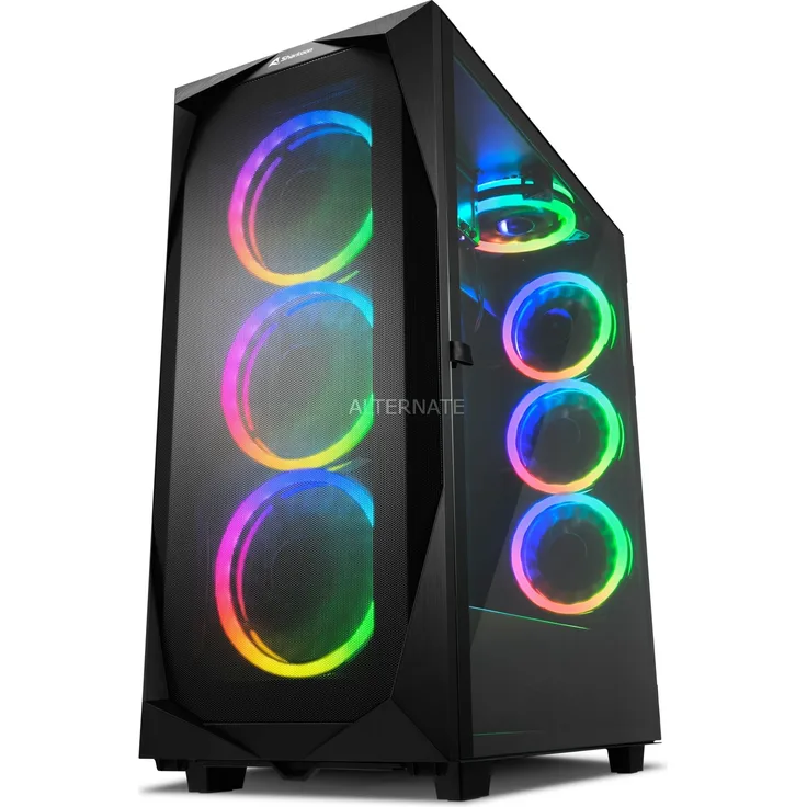 Sharkoon REV300 Tower-Gehäuse, schwarz