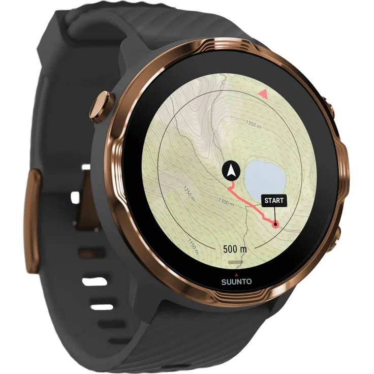 Suunto 7 Smartwatch GPS, Unisex, 50mm, Graphite Copper