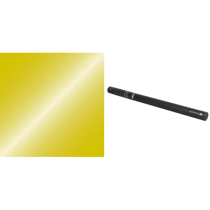 Showtec Handheld 80cm Streamer-Luftschlangen Gold Metallic