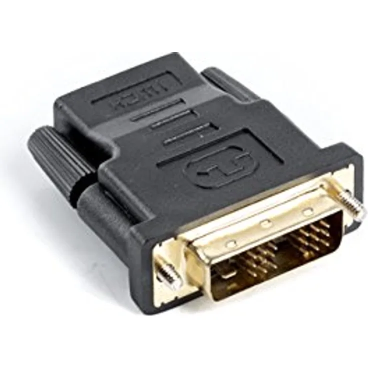 lanberg AD-0013-BK HDMI-A Buchse auf Stecker Dvi-D (18+1 Pol) Adapter schwarz