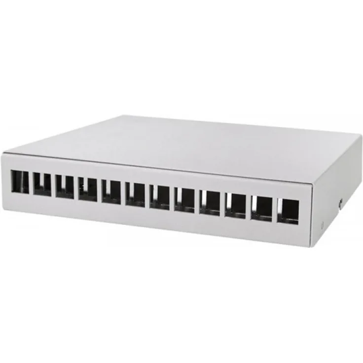 LogiLink Keystone Konsolidierungspunkt-Gehäuse 12-Port,grau