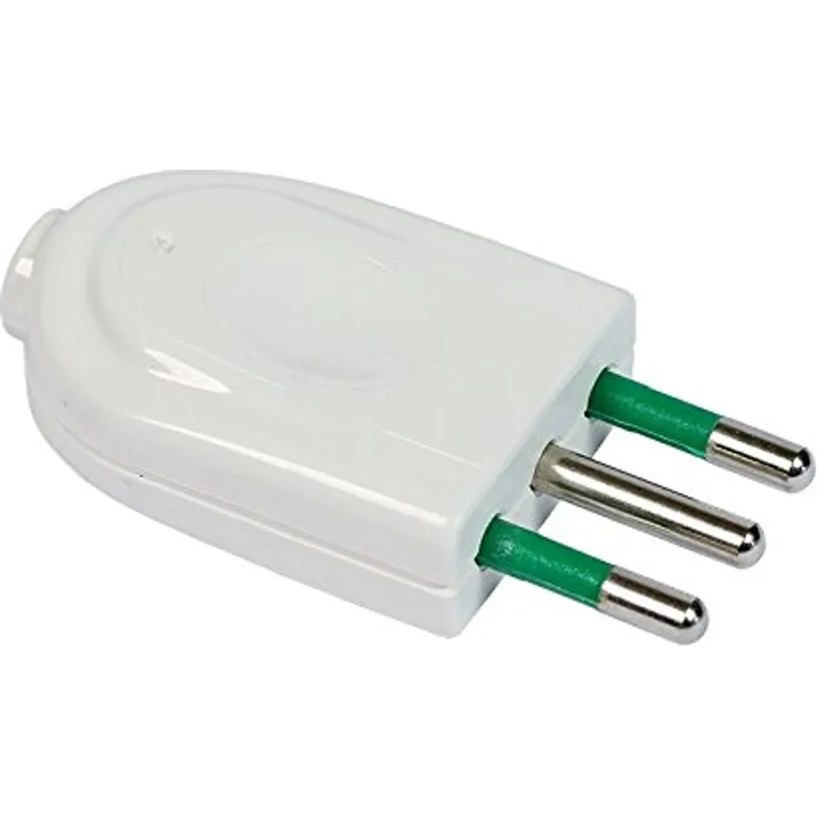 Stecker 2P + T 10 A Weiß
