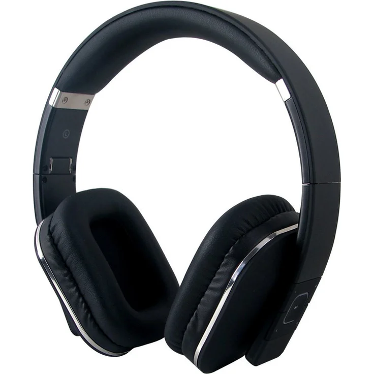 August EP650B On-Ear-Kopfhörer mit Bluetooth, Mikrofon, NFC, schwarz – Bild 1