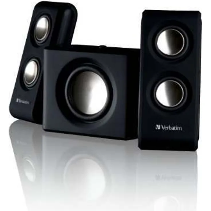 Verbatim 2.1 Multimedia Portable Speaker System (49092)