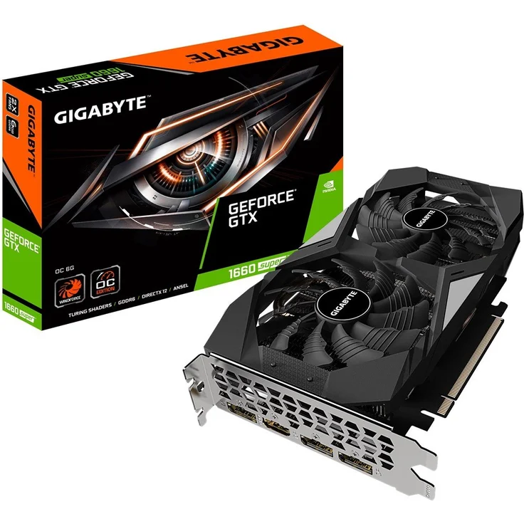 Gigabyte GeForce GTX 1660 SUPER OC 6G (6 GB GDDR6-PCI Express 3.0-1860 MHz-14000 MHz) – Bild 1