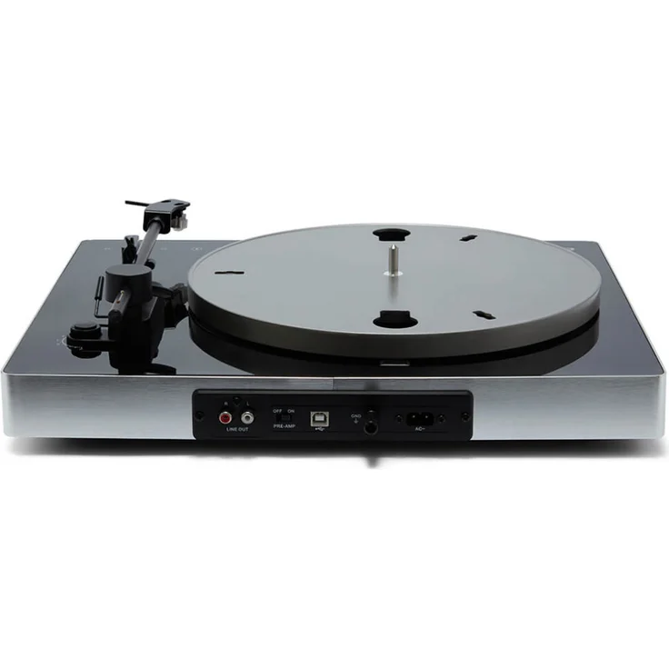 Aiwa APX-680BT Bluetooth-Plattenspieler Konvertierer 2 Geschwindigkeiten 33/45 mit integrierten Audio-Vorverstärker schwarz – Bild 6
