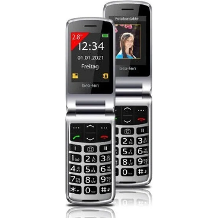 Beafon SL645 Plus Seniorenhandy 7,11cm (2,8 Zoll) Farbdisplay, Schwarz