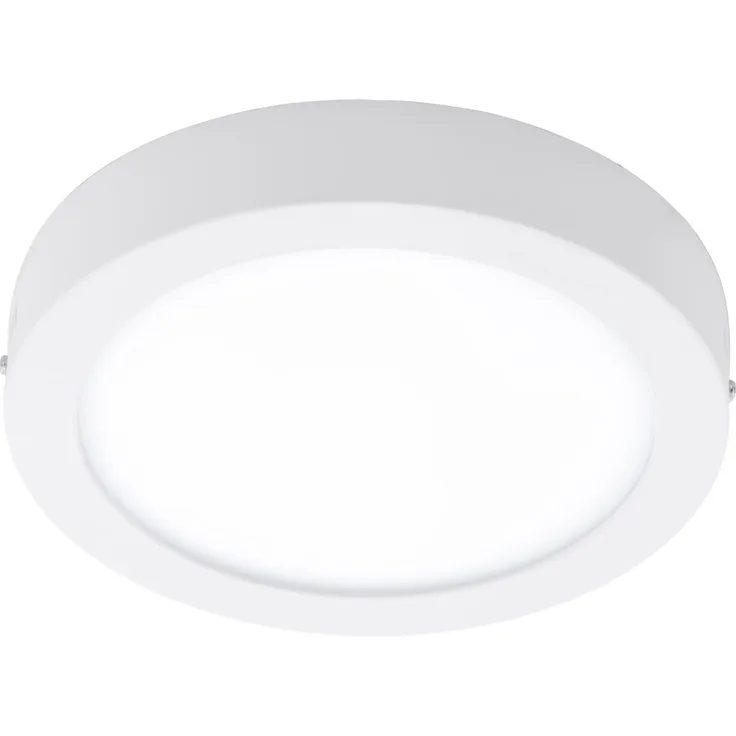 EGLO connect LED Deckenleuchte Fueva-C, Smart Home Deckenlampe, Material: Metallguss, Kunststoff, Farbe: Weiß, : 30 cm, dimmbar, Weißtöne und Farben einstellbar, Wandleuchte