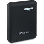 Verbatim Externer Akku - 12000 mAh - Dual USB Power Pack, doppelte Leistung, Lithium-Ionen-Akku - schwarz