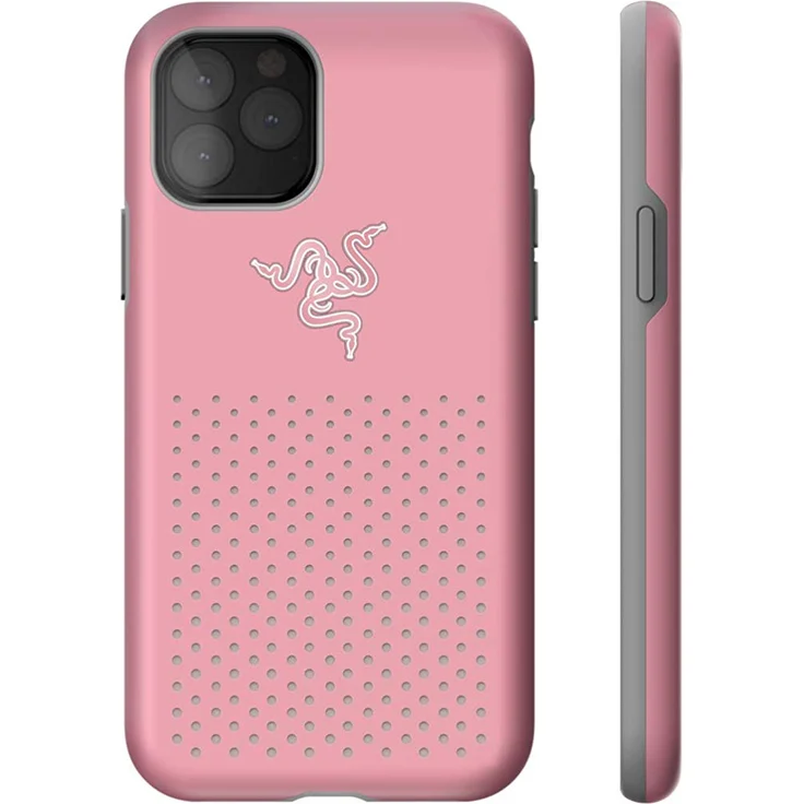 Razer Arctech Pro Quartz THS Edition - für Apple iPhone 11 Pro Max (Schutzhülle mit Thermaphene Perfürmance Technologie, zertifizierter Schutz bei Stürzen, verbesserte Smartphone Kühlung), Rosa