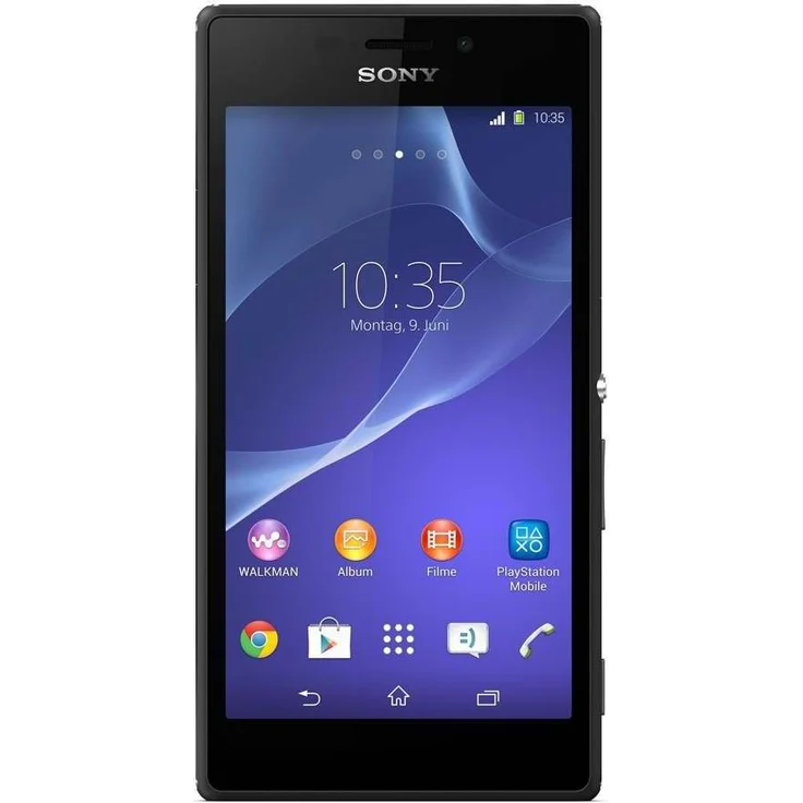 Sony Xperia M2 Smartphone 12,19cm Pixel (4,8 Zoll) TFT-Display, 8GB interner Speicher, 1GB RAM, Android, Schwarz – Bild 1