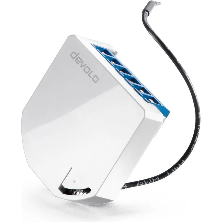 Devolo Home Control Schalter-Unterputz (Z-Wave Hausautomation, Haussteuerung per iOS-Android App, Smart Home Aktor, Unterputz Installation, unsichtbare Anbringung) weiß